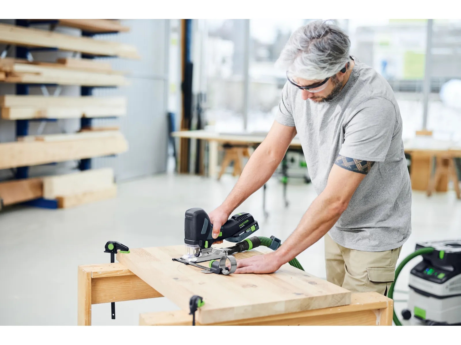 Festool Akku-Pendelstichsäge PSC 500 EB-Basic