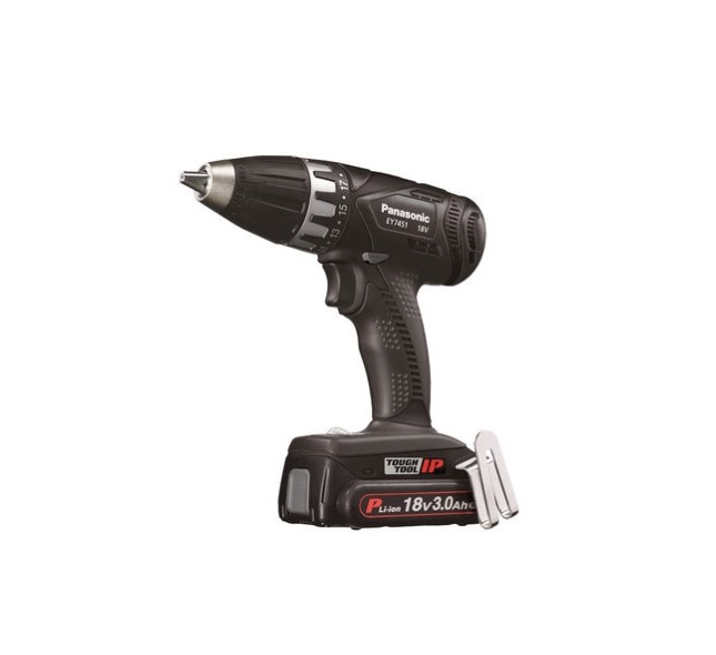 Panasonic Akku-Bohrschrauber EY7451PN2S32 18 V mit 2x Akku 3,0 Ah Li-ion (Art. EY7451PN2S32)