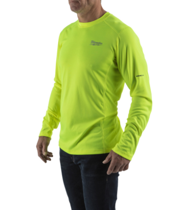 Milwaukee Funktions-Langarm-Shirt gelb mit UV-Schutz WWLSYL-M (Art. 4932493089)