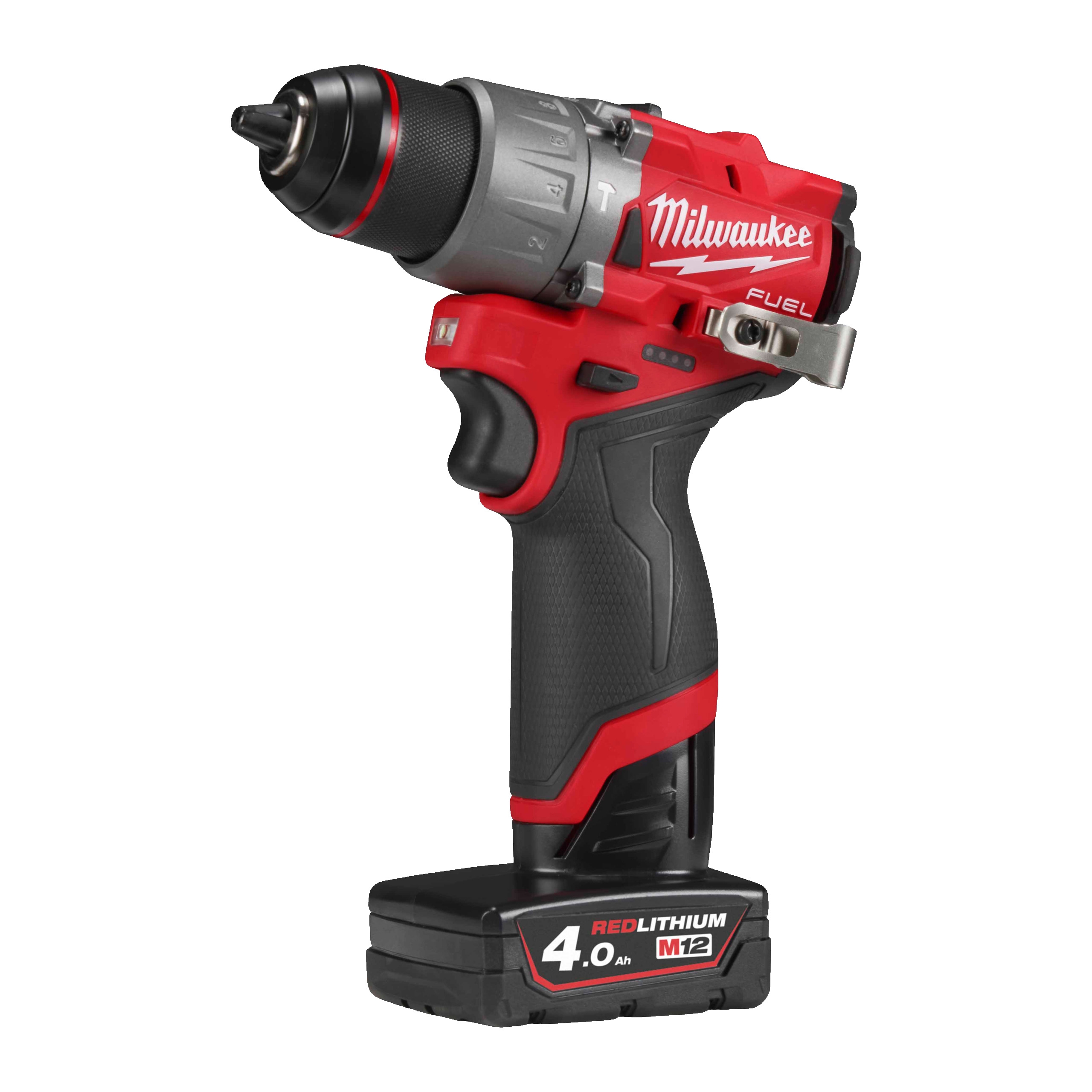Milwaukee M12FPD2-402X FUEL™ Akku-Kompakt-Schlagbohrschrauber (Art. 4933479869)