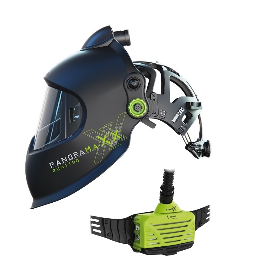 Optrel Ready to weld package panoramaxx clt schwarz - Frischluftschweisshelm und e3000X (ATEX)