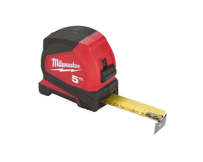 Milwaukee Pro-Compact Bandmaß 5 m, nicht-magnetisch, 25 mm breites Band (Art 4932459593)