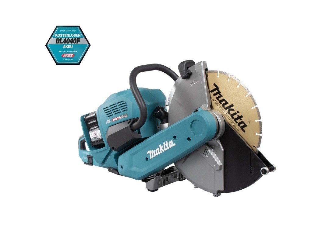 Makita Akku-Trennschleifer 2x40V max. (ohne Akku, ohne Ladegerät) (Art. CE002GZ01)