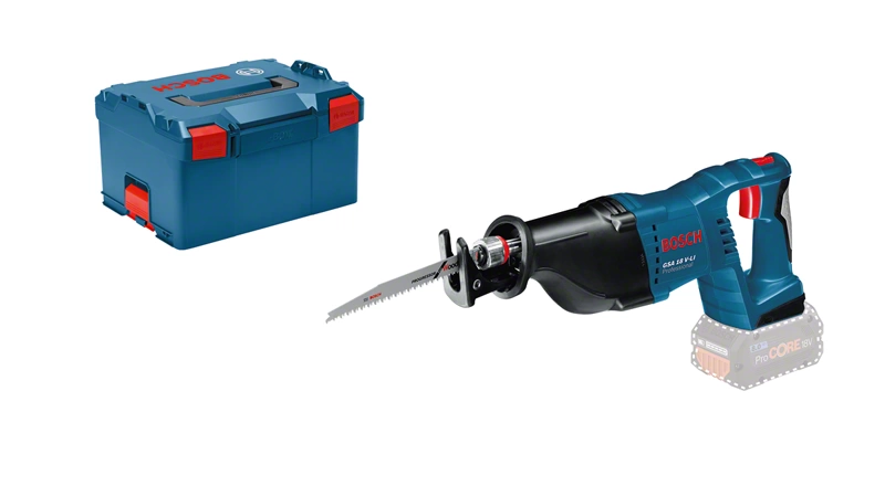Bosch Akku-Säbelsäge GSA 18 V-LI, Solo Version, L-BOXX (Art. 060164J007)