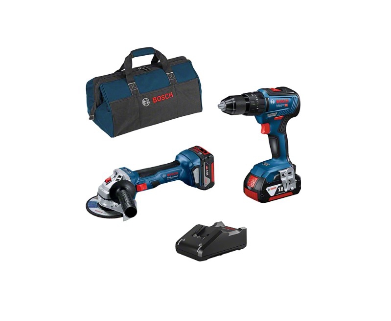 Bosch PB_ST 18V Kit: GSB+GWS (2xPC4,0Ah B) Art Nr. 0615990M4A