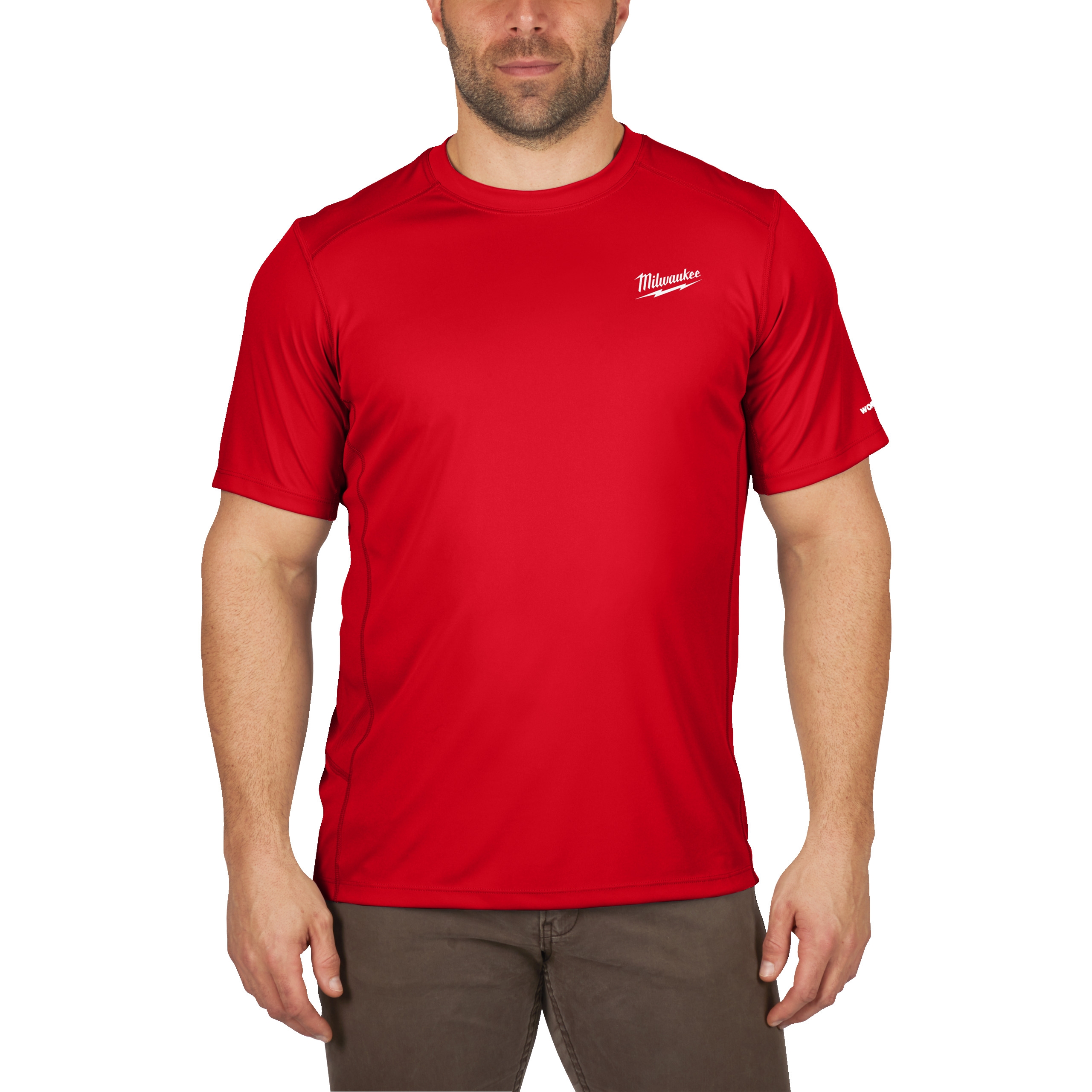 Milwaukee Funktions-T-Shirt rot mit UV-Schutz WWSSRD-M (Art. 4932493069)