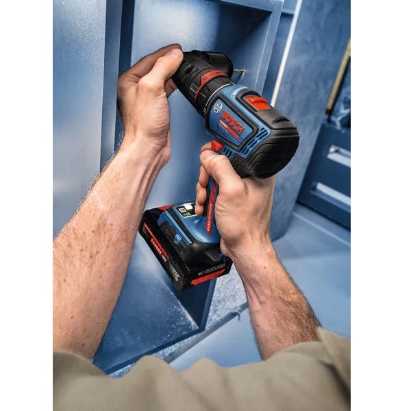Bosch Expert Akku-Bohrschrauber EXSR18V-90FC mit 3 Aufsätzen und Akkus