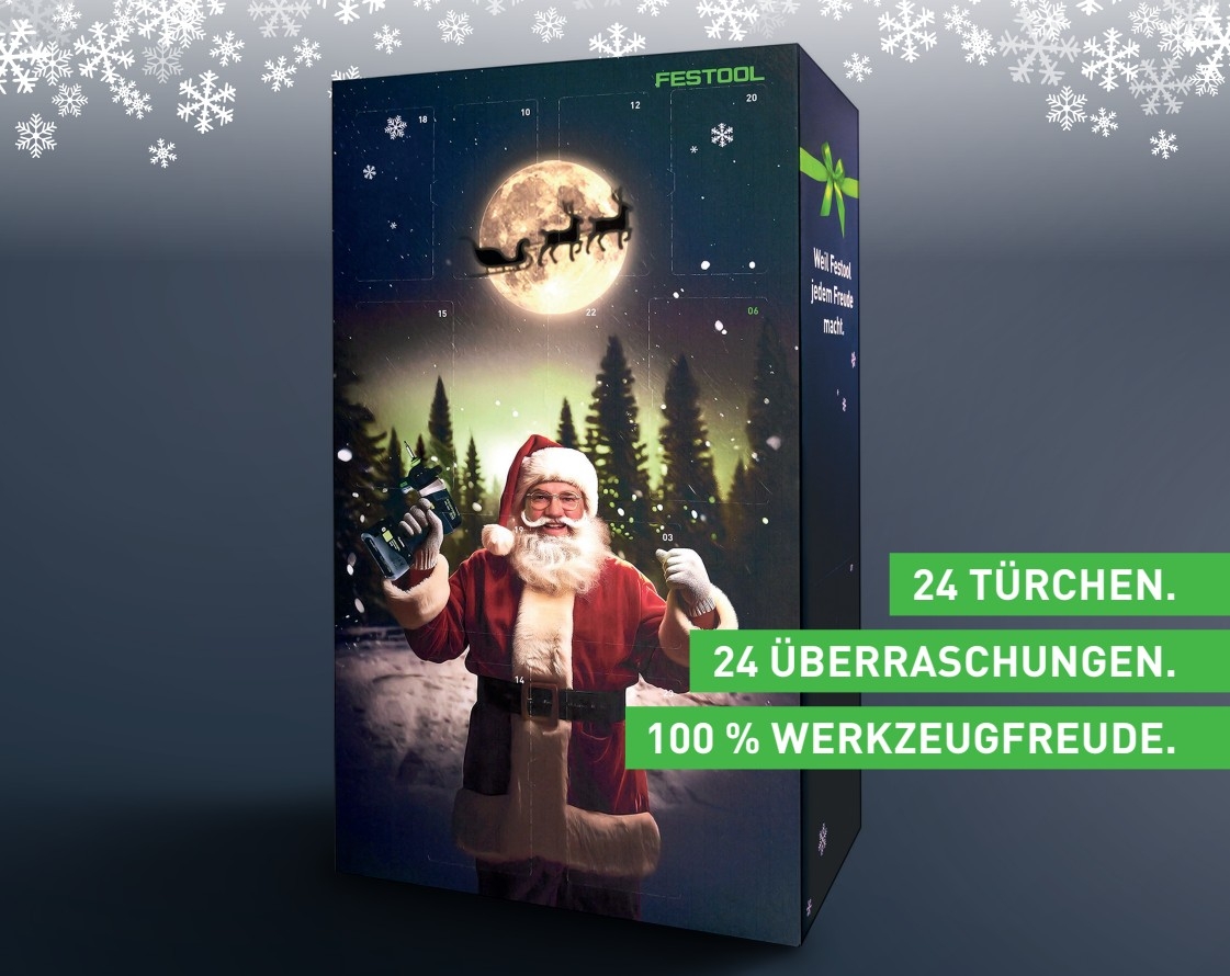 Festool Adventskalender 2025 - 24 Türchen (Art. FT71234)