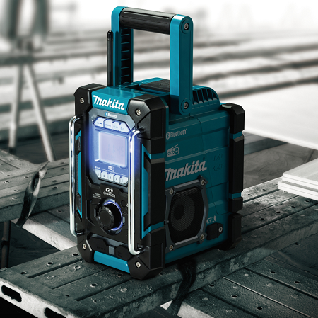 Makita Akku-Baustellenradio 12V max. - 18V DAB+, Bluetooth DMR301 (ohne Akku, ohne Ladegerät) (Art.