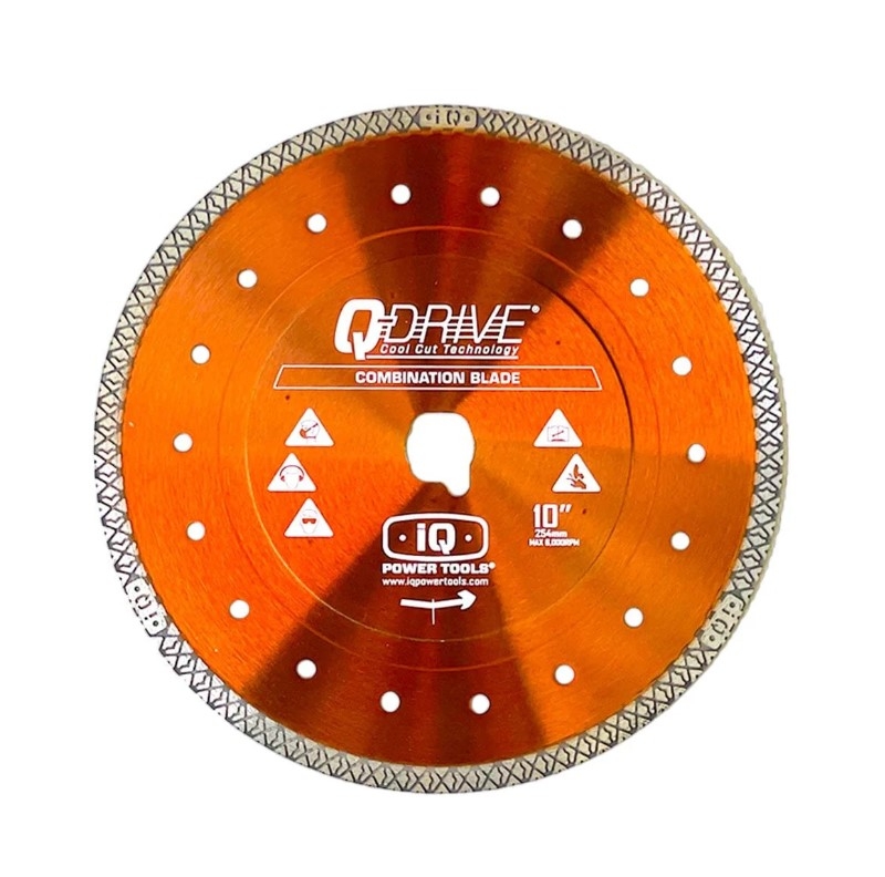 iQ 254mm Q-Drive-Sägeblatt, orange (Art.TLD254-1.54P-QD-Combo)