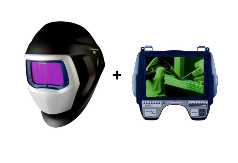 3M™ Speedglas™ Schweißmaske 9100 mit Seitenfenster und Schweißfilter 9100XX (Art. H501825)