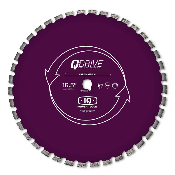 iQ 420mm segmentiertes Q-Drive Sägeblatt mit geräuscharmem Kern, lila (Art.MASQX420-3-QD-HM3)