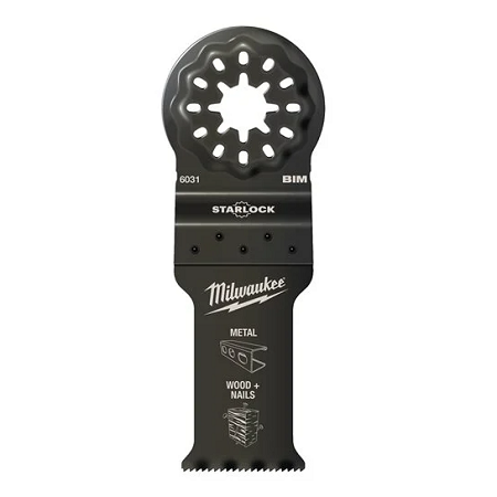 Milwaukee Multitool Starlock Bi-Metall Tauchsägeblatt Multimaterial 28 x 47 mm (Art. 48906031)