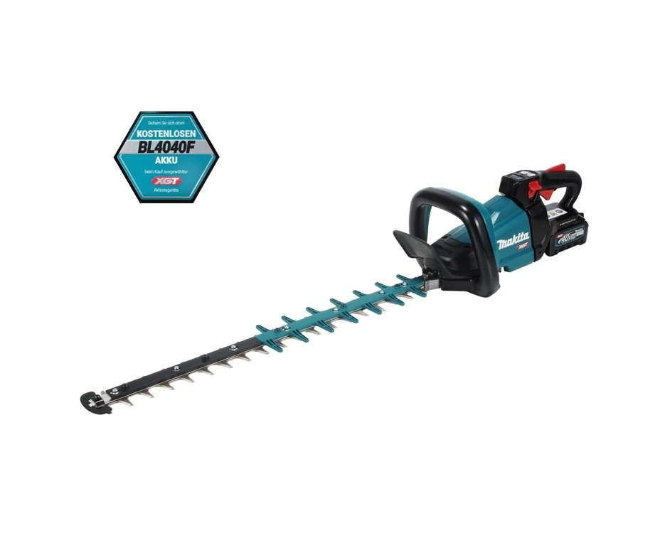 Makita Akku-Heckenschere 60 cm 40V max. / 2,5 Ah, 2 Akkus + Ladegerät (Art. UH004GD201)