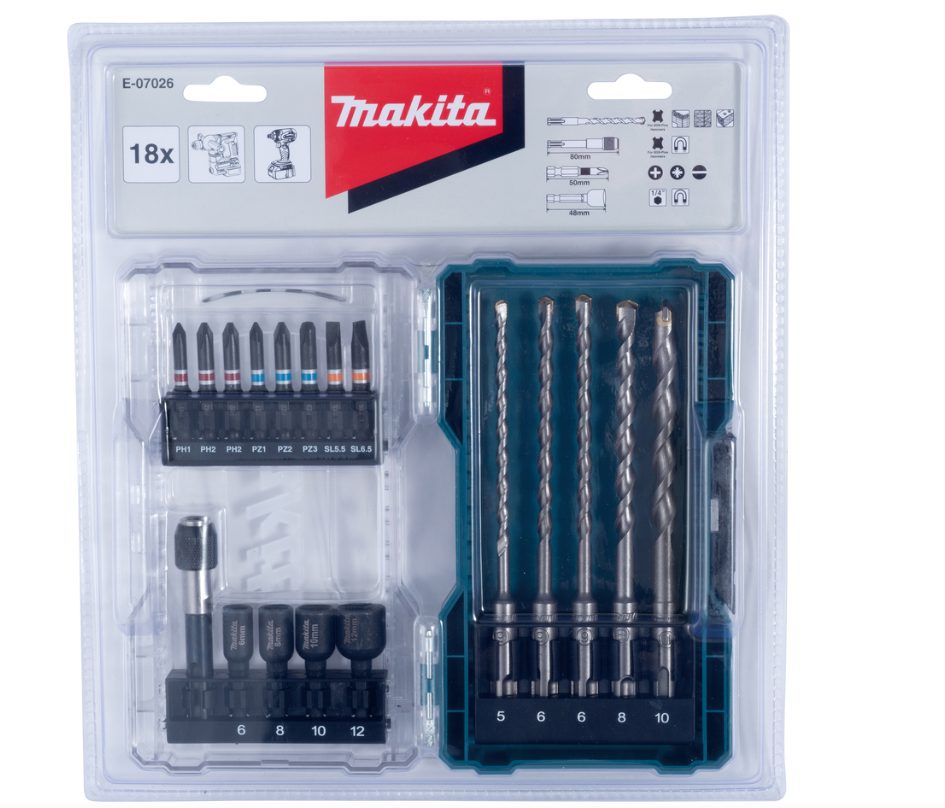 Makita Bit-Set 18-teilig (Art. E-07026)