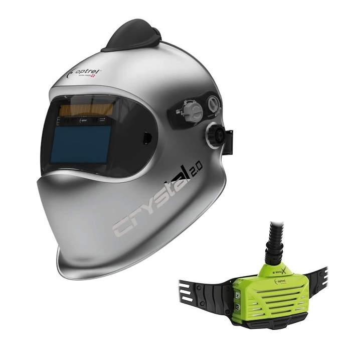 Optrel Ready to weld package crystal2.0 silber - Frischluftschweisshelm und e3000X (ATEX)
