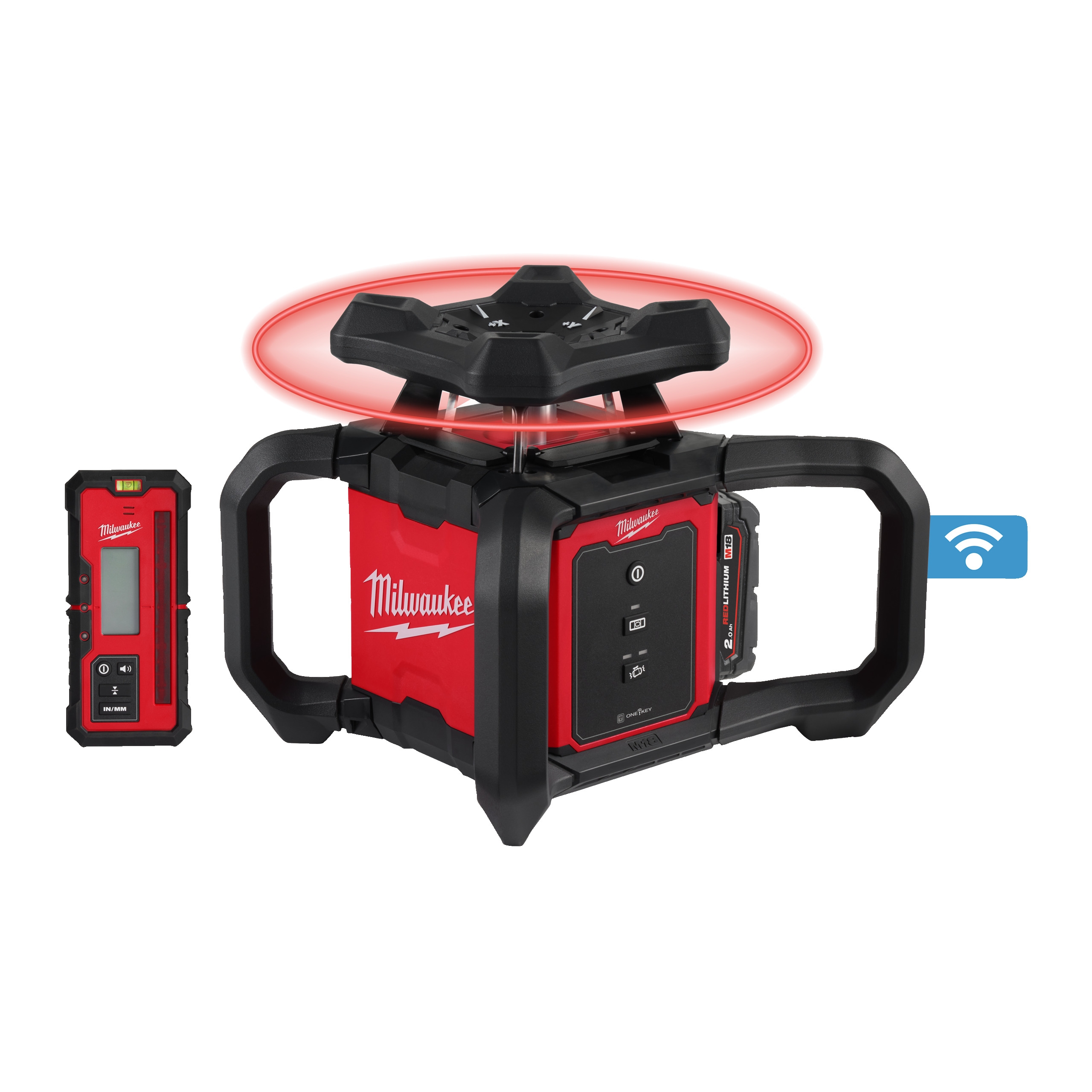 Milwaukee M18™ ONE-KEY™ Akku-Rotationslaser M18RLOH600-201C (Art. 4933493191)