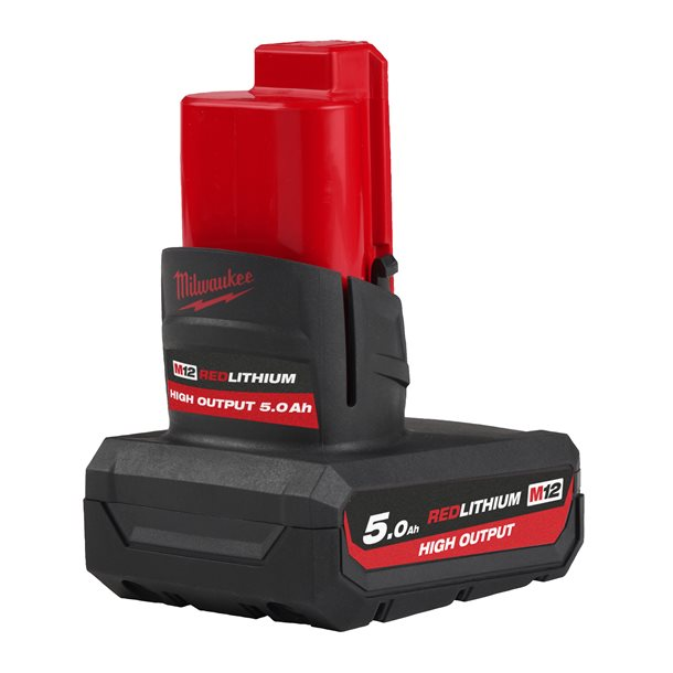 Milwaukee M12 HB5 (High Output) M12™ HIGH OUTPUT™ 5,0-Ah-Akku (Art. 4932480165)