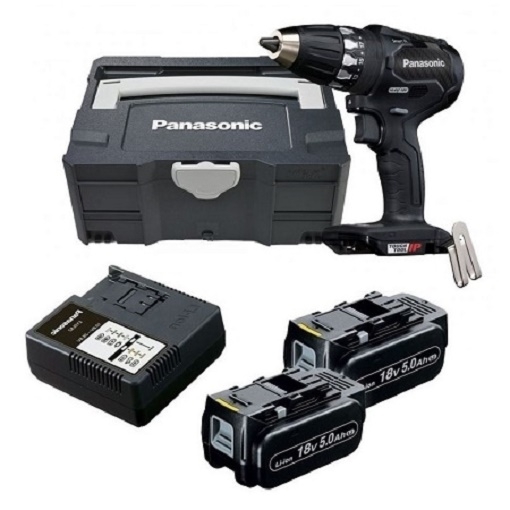 Panasonic Tool, 2x 18V 5.0Ah Akkus, Ladegerät in Systainer - (Art. EY74A3LJ2G32)( Kat: Akku-Bohrschr