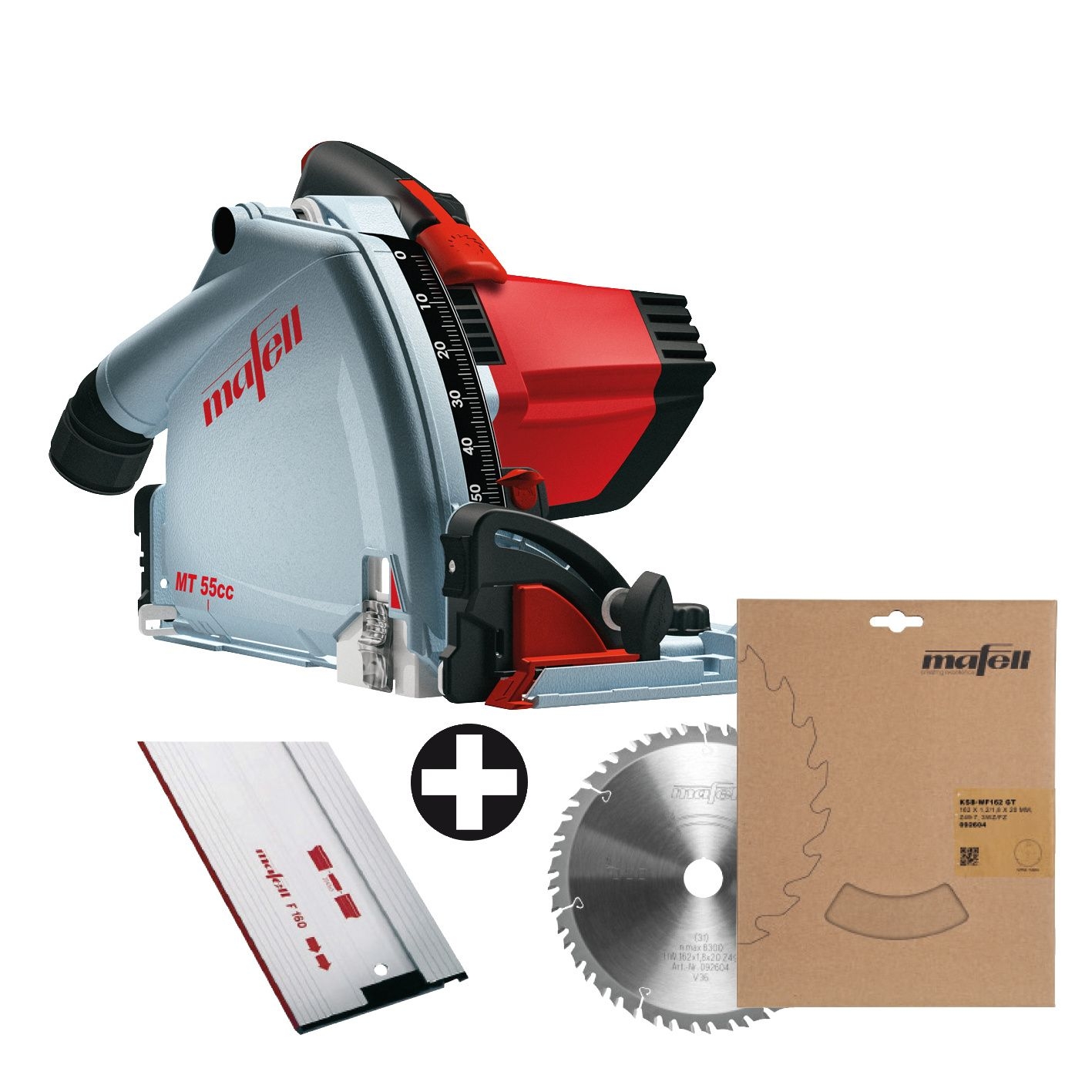 Mafell MT 55 cc Fan-Set + Führungsschiene F 160 (Art. DEAL467)