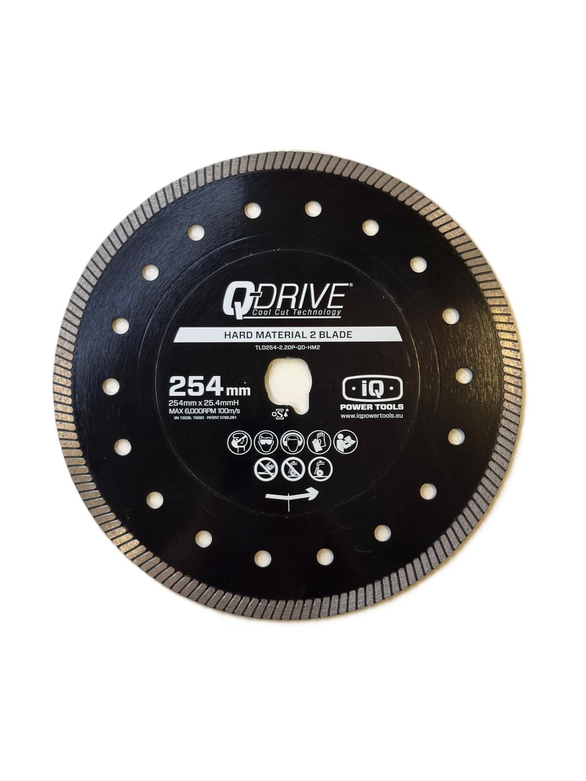 iQ Sägeblatt Q-Drive 254 mm für harte Materialien 254mm