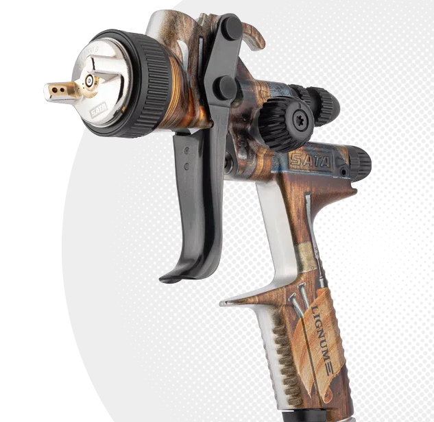 SATA SATAjet 1000 B RP Lignum 3 black Düse 2,0 0,6 l QCC, Kunststoff-Mehrwegbecher, Drehgelenk (Art.