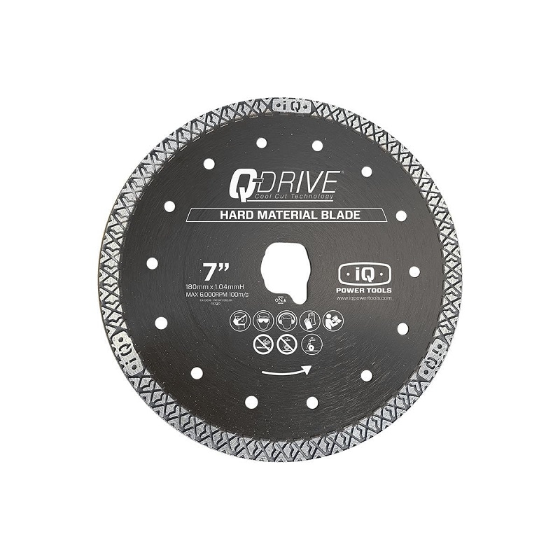 iQ 180mm Q-Drive-Sägeblatt, schwarz (Art.TLD180-1.40P-QD-HM1)