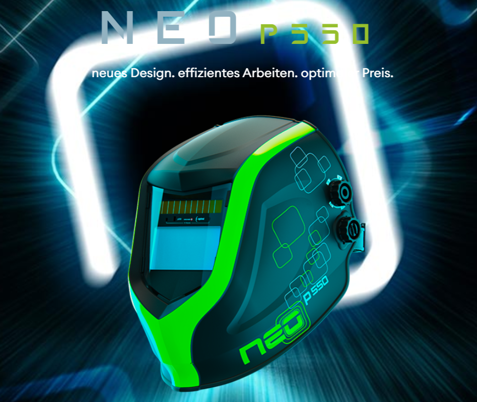 Optrel neo p550 Schweißerhelm schwarz-grün (Art. 1007.011)