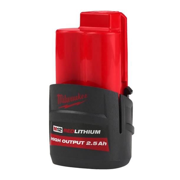 Milwaukee M12 HB2.5 (High Output) M12™ HIGH OUTPUT™ 2,5-Ah-Akku (Art. 4932480164)