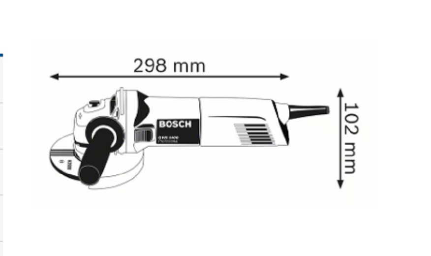 Bosch Winkelschleifer GWS 1400 (Art. 0601824800)