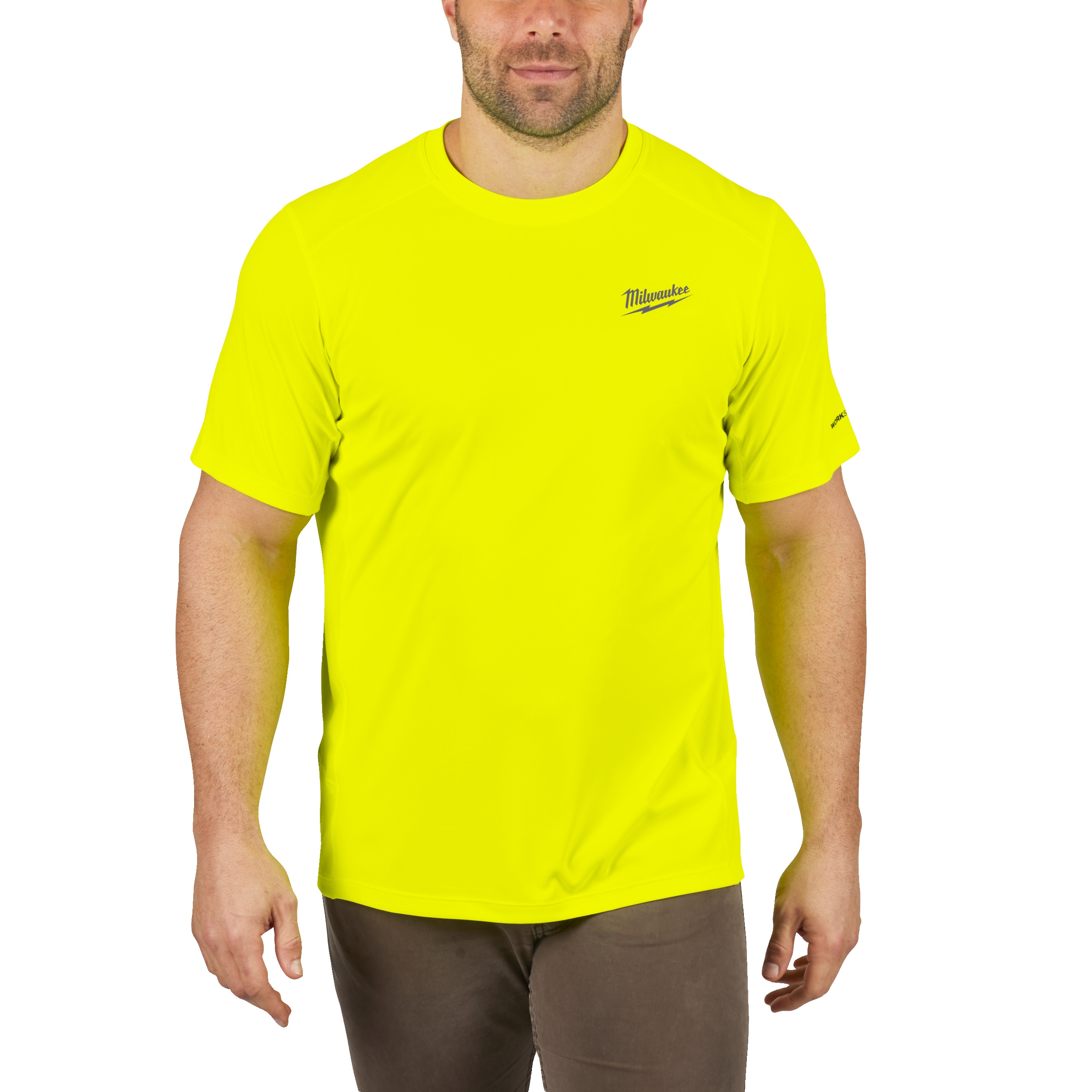 Milwaukee Funktions-T-Shirt gelb mit UV-Schutz WWSSYL-S (Art. 4932493073)