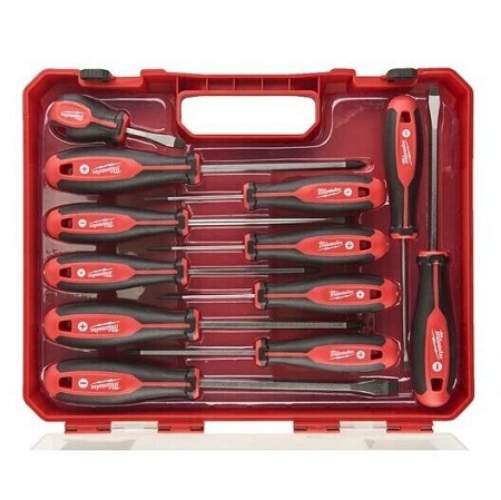 Milwaukee 12-teiliges Set PH/PZ/SL Schraubendreher Tri-Lobe (Art. 4932472003)