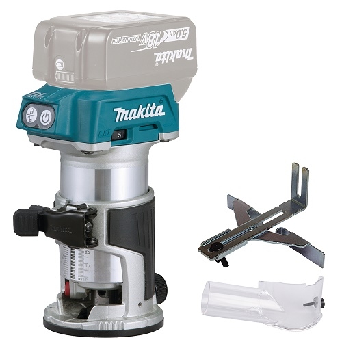 Makita Akku-Multifunktionsfräse 18,0 V (ohne Akku, ohne Ladegerät) (Art. DRT50Z)