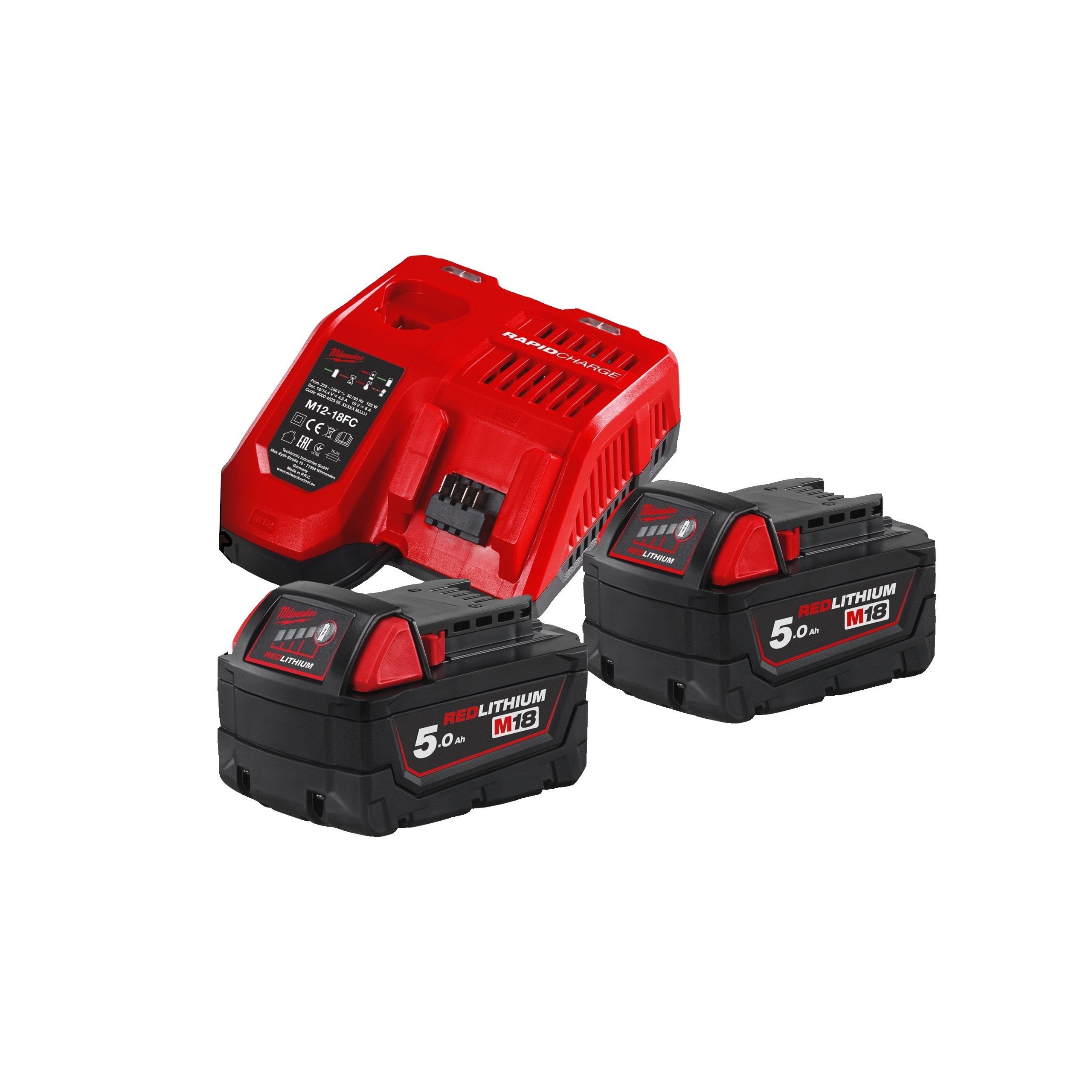 Milwaukee 18V Starterset M18NRG-502 (Art. 4933459217)