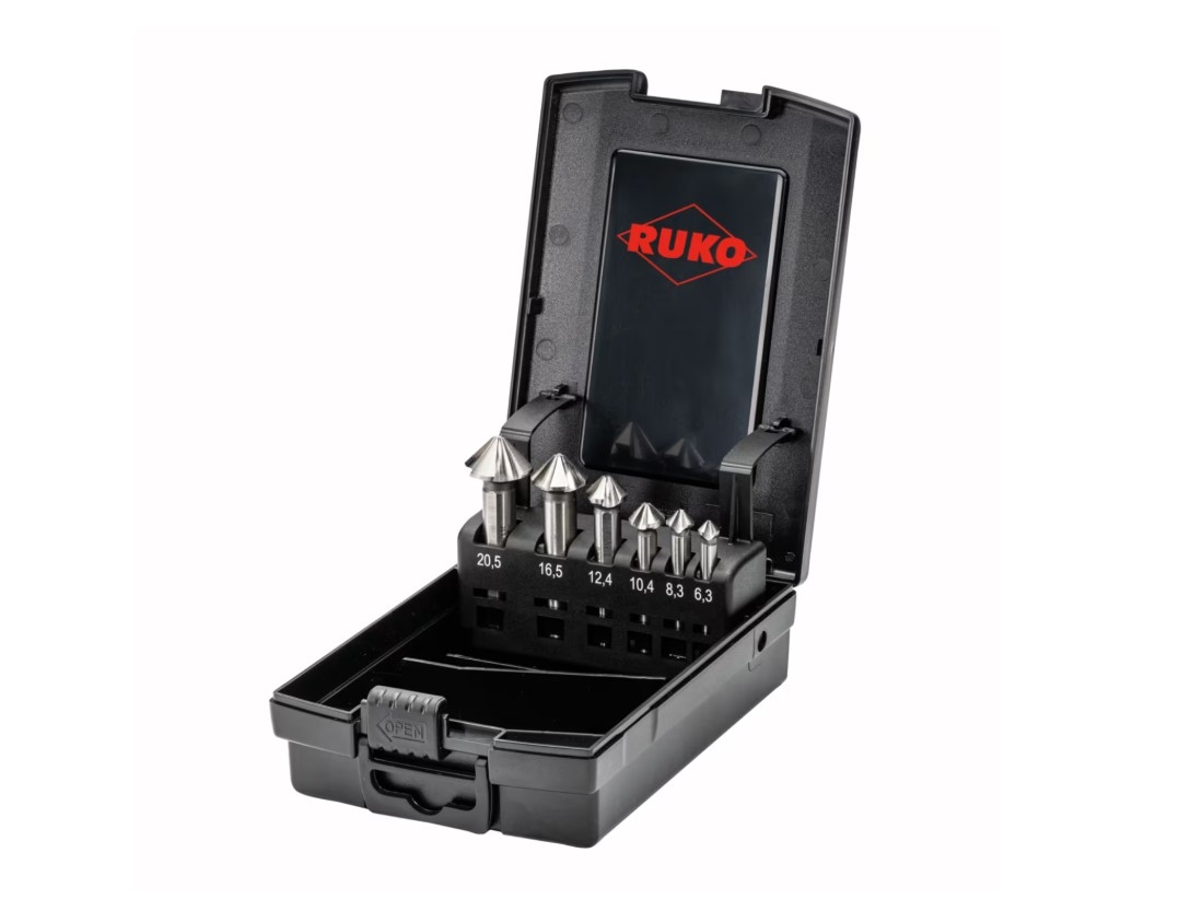Ruko 6-teiliger ULTIMATECUT Kegelsenker-Satz DIN 335 90° (Art. 102890RO)